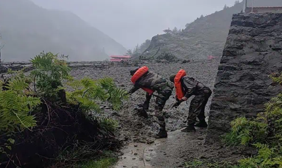 Indian Army Continues Search and Rescue Operations After Uttarkashi Cloudburst