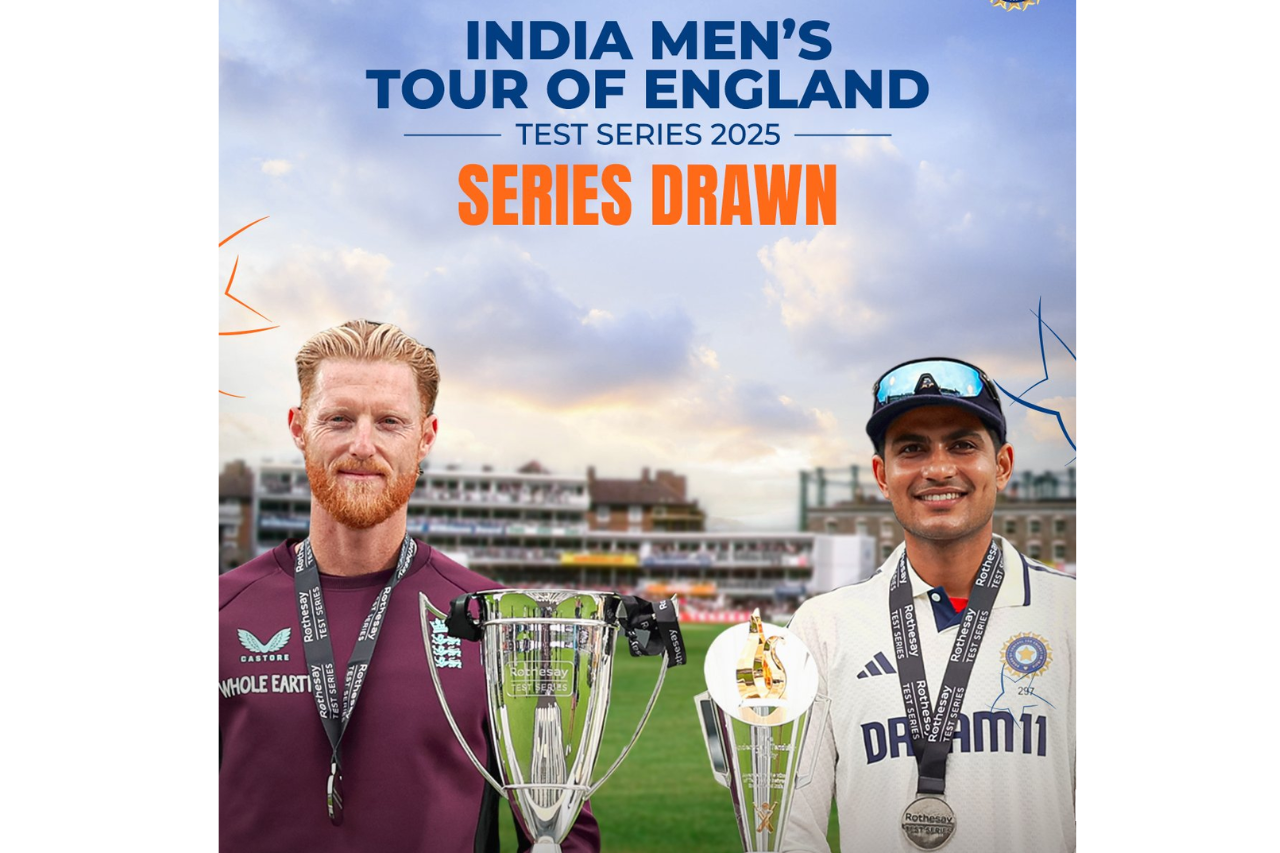 India Beat England by 6 Runs in Oval Thriller, Level Series 2–2