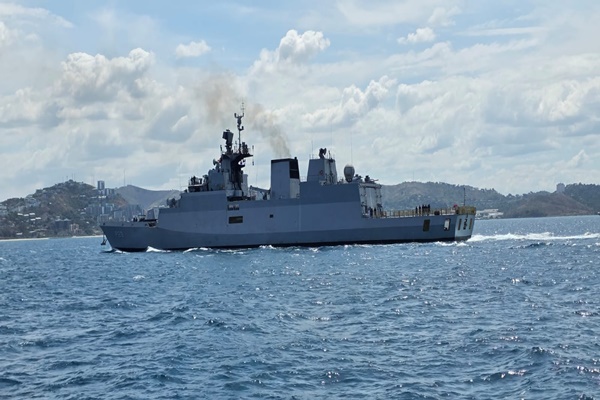 Indian Warship kadmatt to participate in ID Golden Jubilee  celebrations of Papua New Guinea 