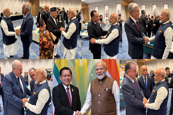 पीएम मोदी ने तियानजिन में एससीओ शिखर सम्मेलन में विश्व नेताओं से मुलाकात की