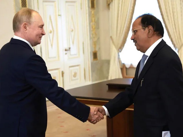 NSA Ajit Doval meets Russian President Putin in Moscow