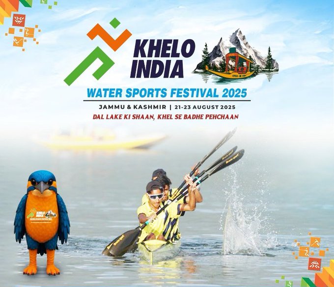 Khelo India Water Sports underway in Srinagar
