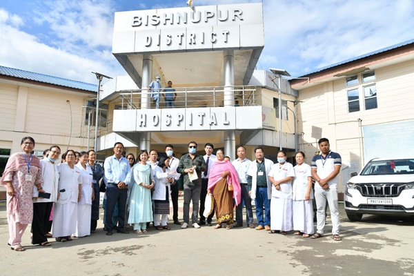 Union Minister Suresh Gopi Reviews Govt Schemes in Manipur’s Bishnupur District