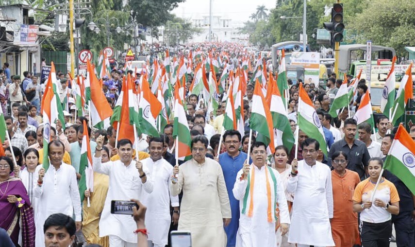ছিকিমত প্ৰেম সিং তামাঙৰ নেতৃত্বত ‘হৰ ঘৰ তিৰংগা’ অভিযানৰ কাৰ্যসূচী