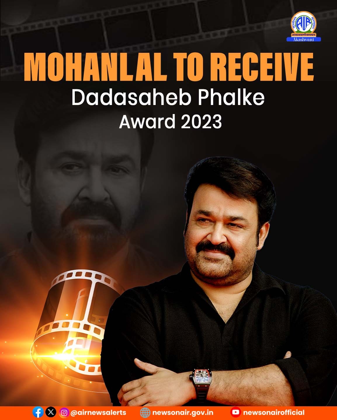 JP Nadda Congratulates Mohanlal on Receiving Dadasaheb Phalke Award