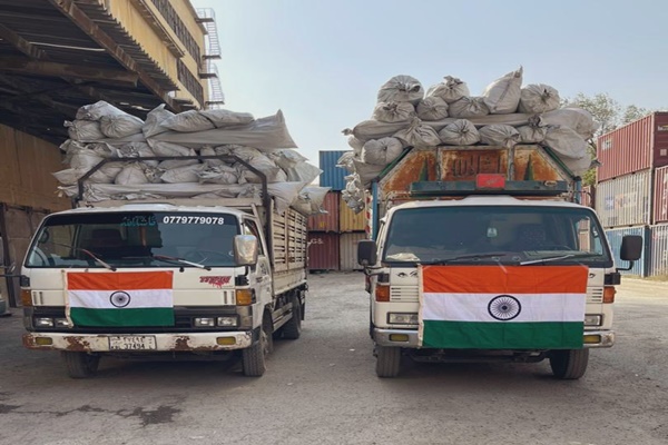 India sends relief material to quake-hit Afghanistan