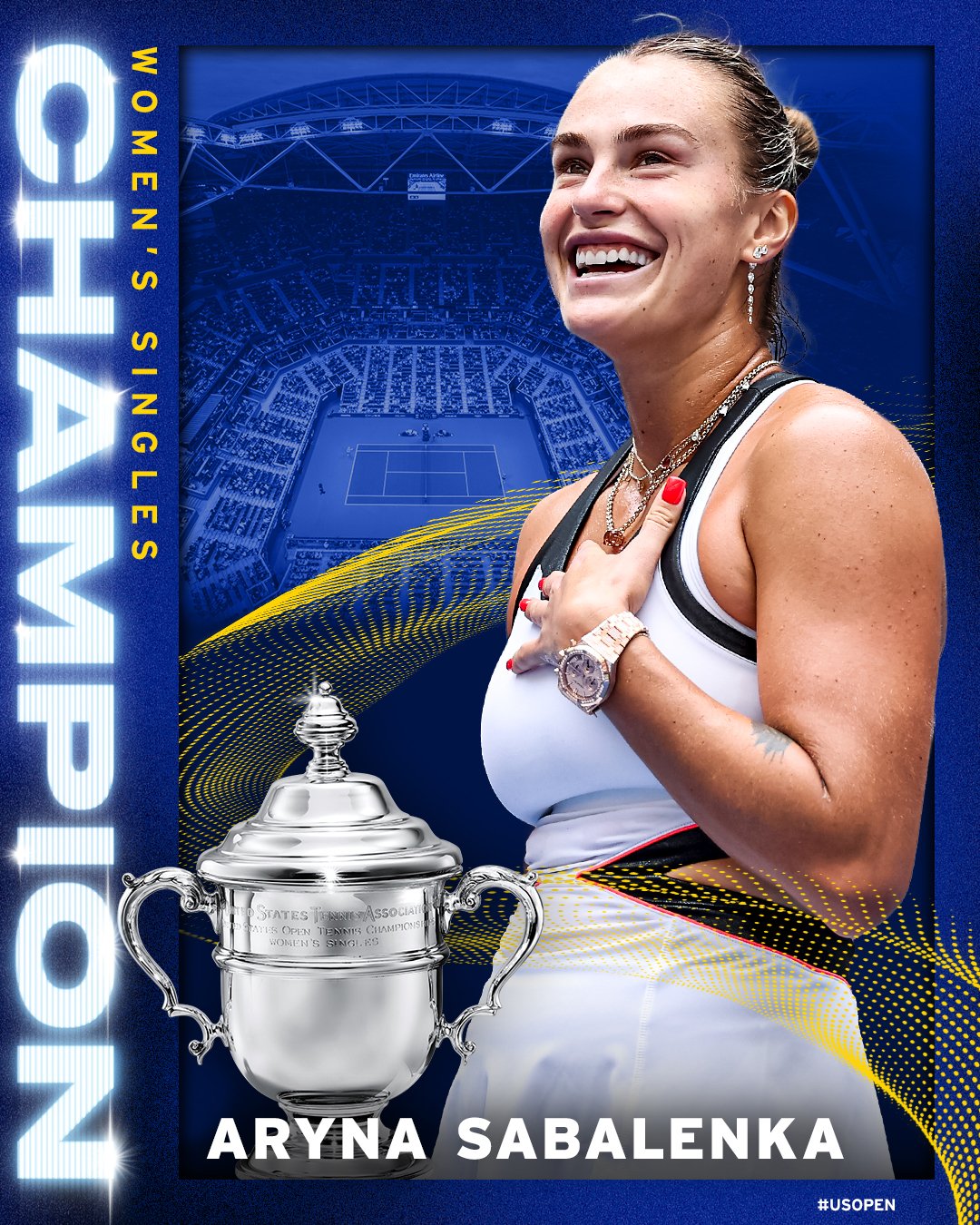 US Open tennis: Aryna Sabalenka retains women’s singles title
