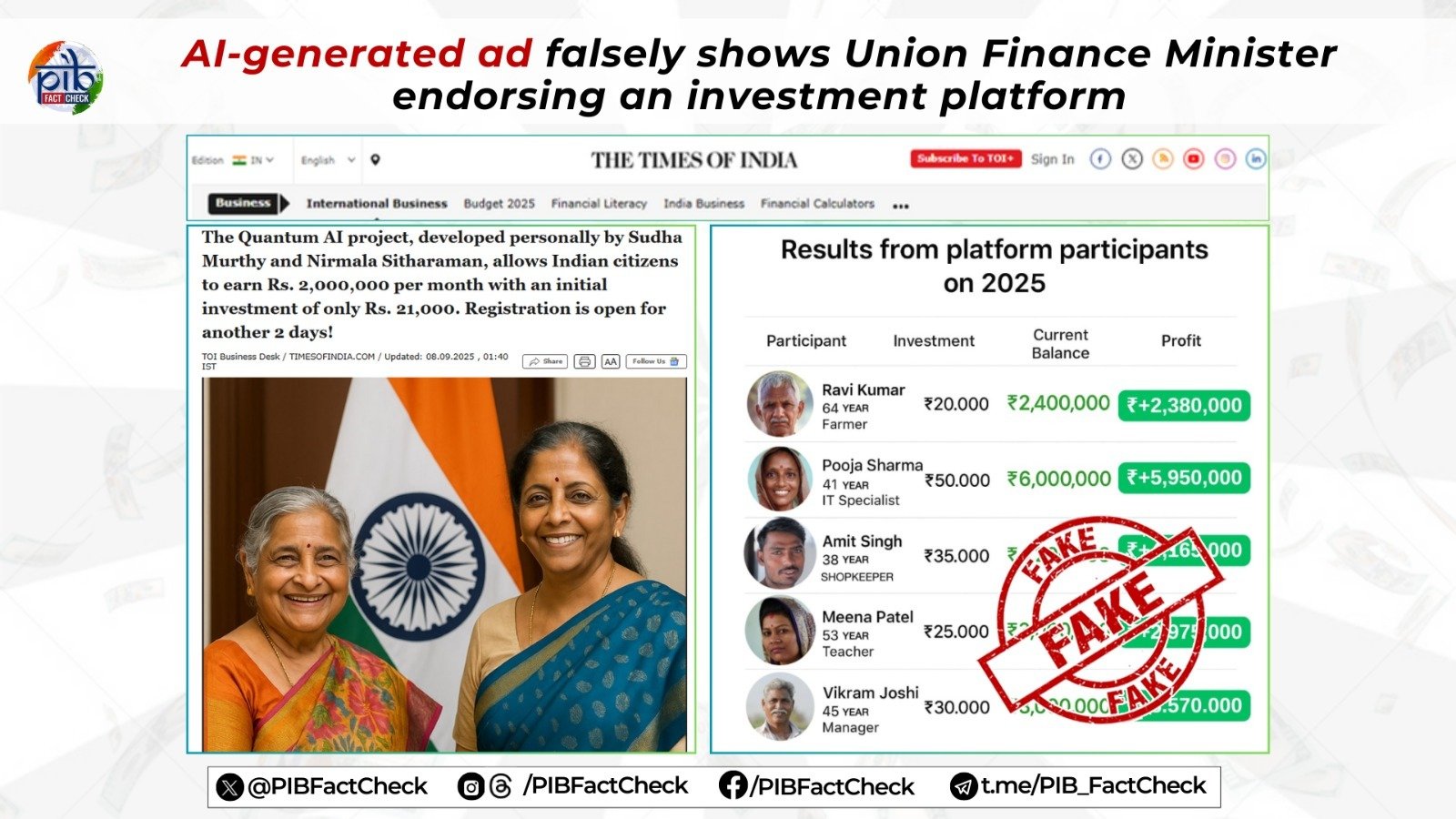 Government Refutes Advertisement Circulating on Social Media