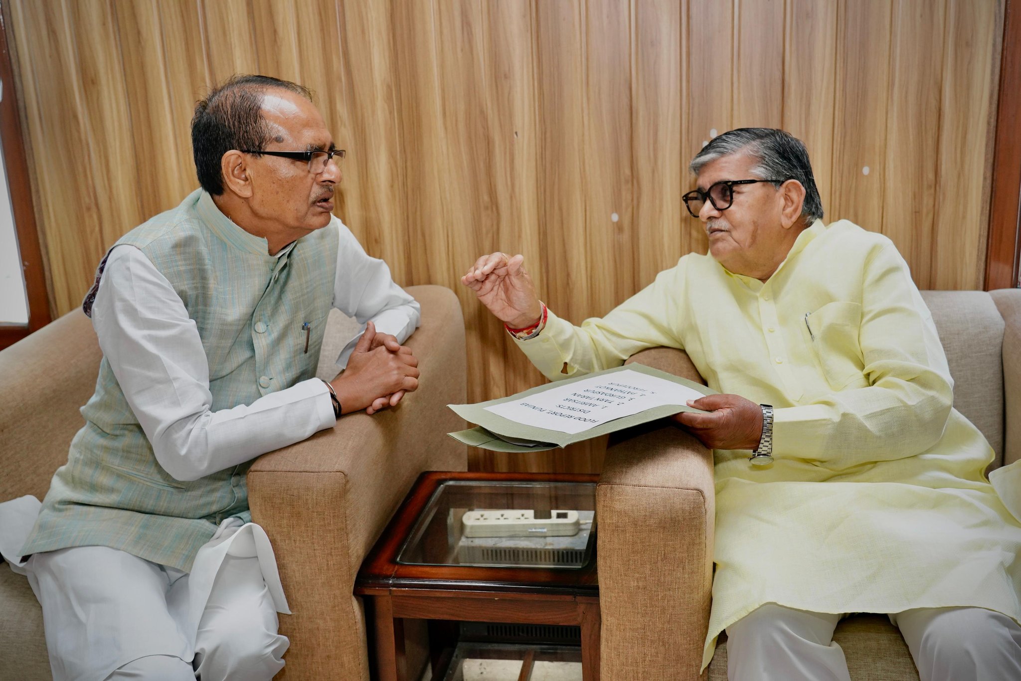 Agriculture Minister Shivraj Singh Chauhan reviews flood situation in Punjab