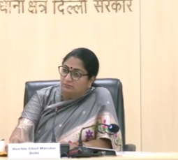 दिल्‍ली: मुख्‍यमंत्री रेखा गुप्‍ता ने वायु प्रदूषण पर समीक्षा बैठक ली