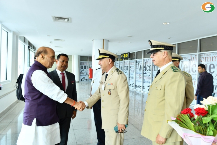 চৰকাৰী কাৰ্যসূচীলৈ প্ৰতিৰক্ষা মন্ত্ৰী ৰাজনাথ সিঙ মৰক্কোত উপস্থিত