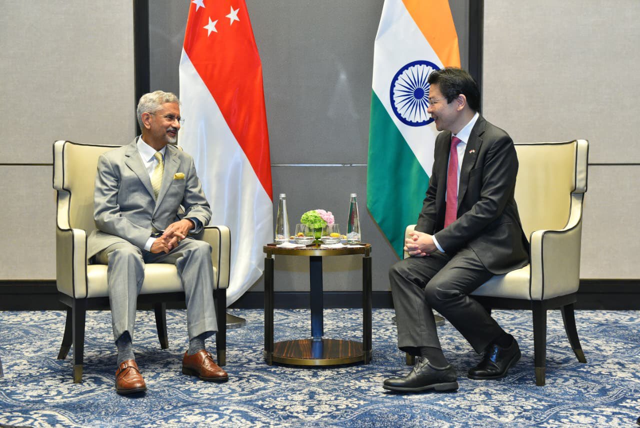 EAM Dr S Jaishankar Calls on Singapore PM Lawrence Wong Today