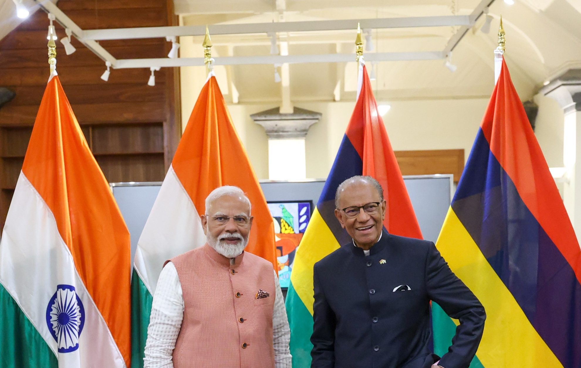 PM Modi to Hold Talks with his Mauritian Counterpart Navinchandra Ramgoolam in Varanasi To Review Full Spectrum of Bilateral Cooperation