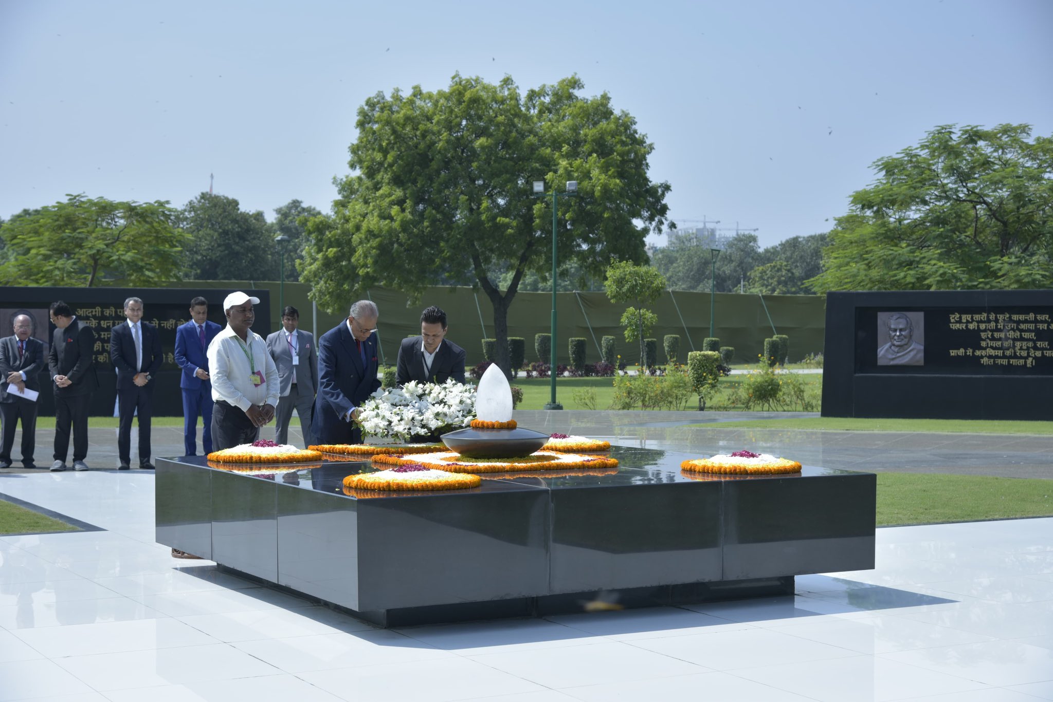 भारत दौरे पर मॉरिशस प्रधानमंत्री, राजघाट और ‘सदैव अटल’ पर अर्पित किए श्रद्धासुमन
