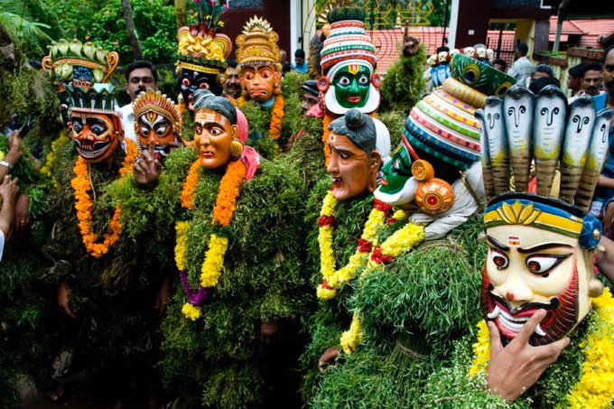 বিশ্বৰ বিভিন্ন ঠাইত বাস কৰা কেৰালাৰ লোকসকলৰ আজি থিৰু ওনাম উৎসৱ উদযাপন