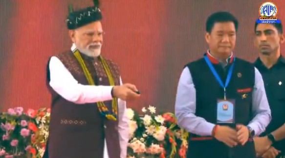 प्रधानमंत्री नरेंद्र मोदी ने अरुणाचल प्रदेश में 5,100 करोड़ रुपये से अधिक की कई विकास परियोजनाओं का शुभारंभ किया
