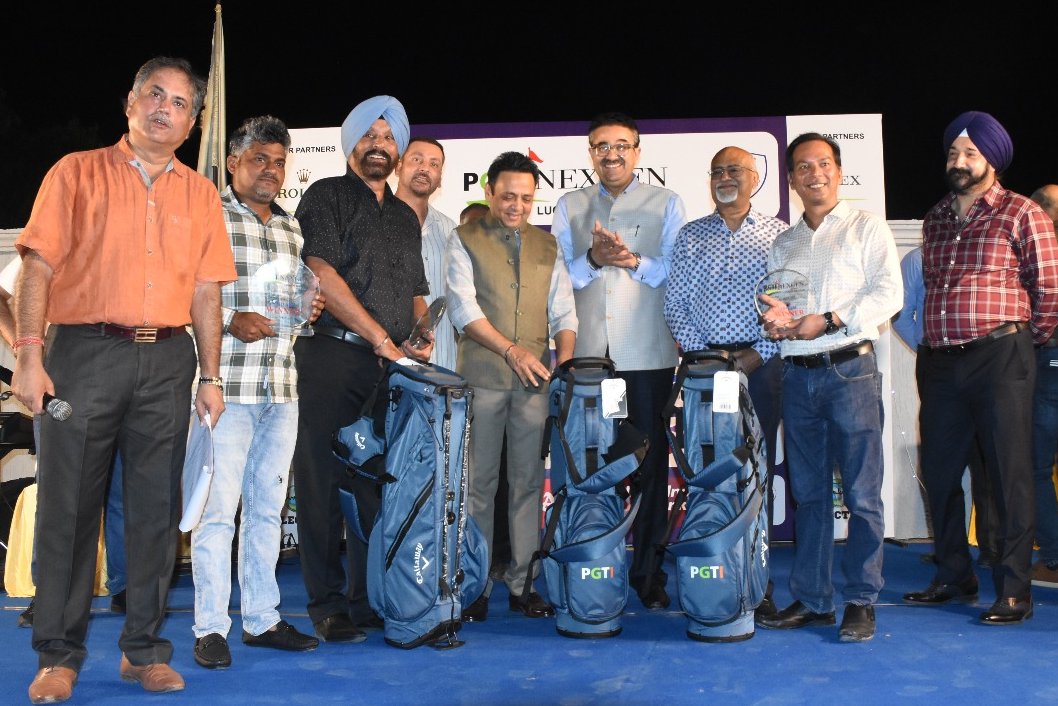 Prasar Bharati Chairman Navneet Sehgal, UP Home Secretary Sanjay Prasad Felicitate Golfers in Lucknow