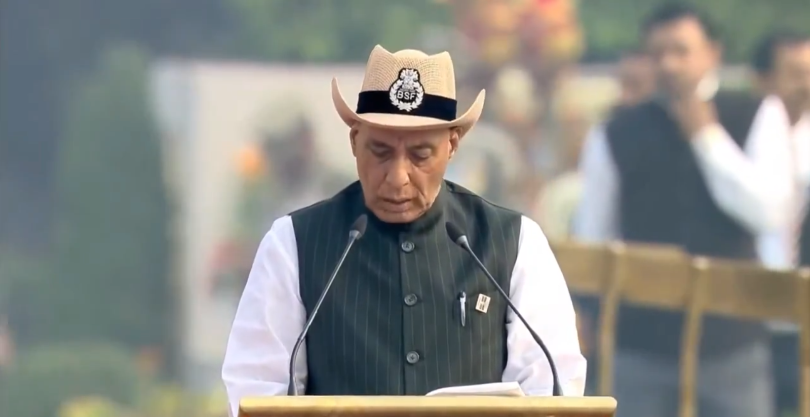 देश वर्ष 2047 तक विकसित भारत के लक्ष्य की ओर बढ़ रहा है: रक्षा मंत्री राजनाथ सिंह