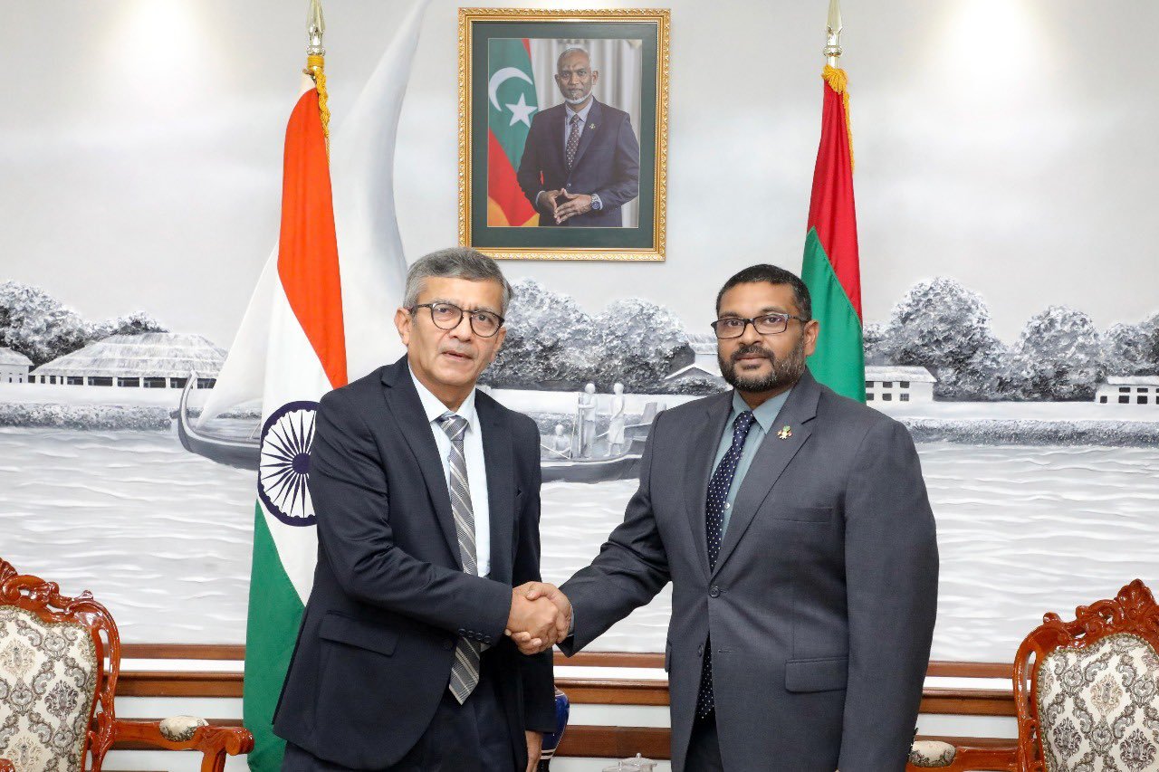 Defence Secretary Rajesh Kumar Singh Meets Maldivian Counterpart to Boost Bilateral Defence Ties