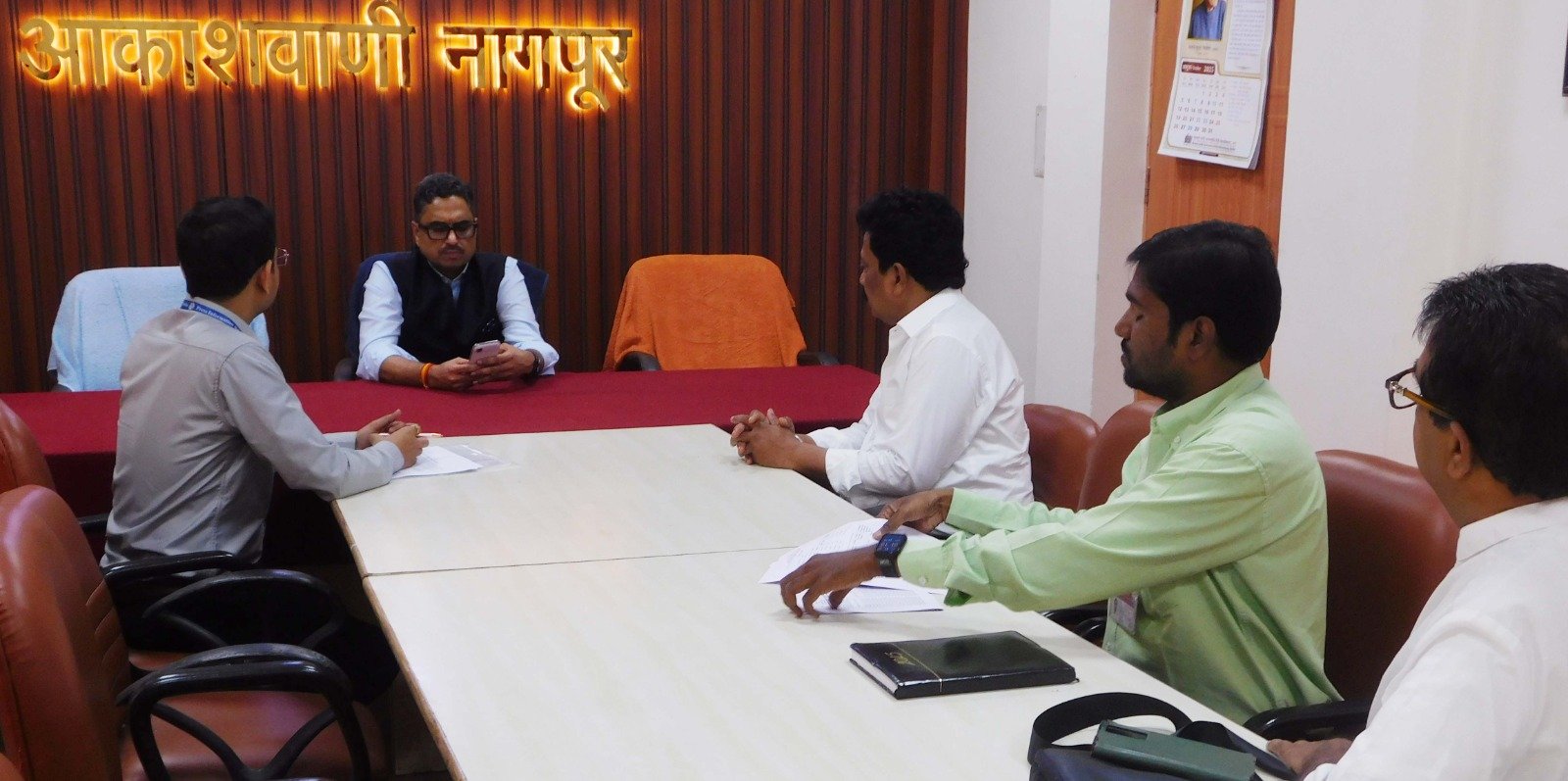 माहिती आणि प्रसारण मंत्रालयाचे सचिव संजय जाजू यांची नागपूरच्या आकाशवाणी केंद्राला भेट