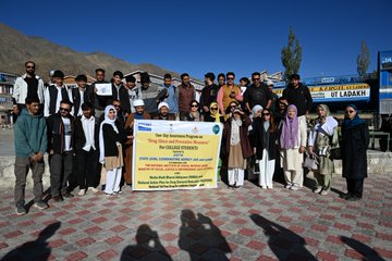 Kargil Hosts Mass Pledge Event Ahead of Nasha Mukt Bharat Abhiyan Anniversary