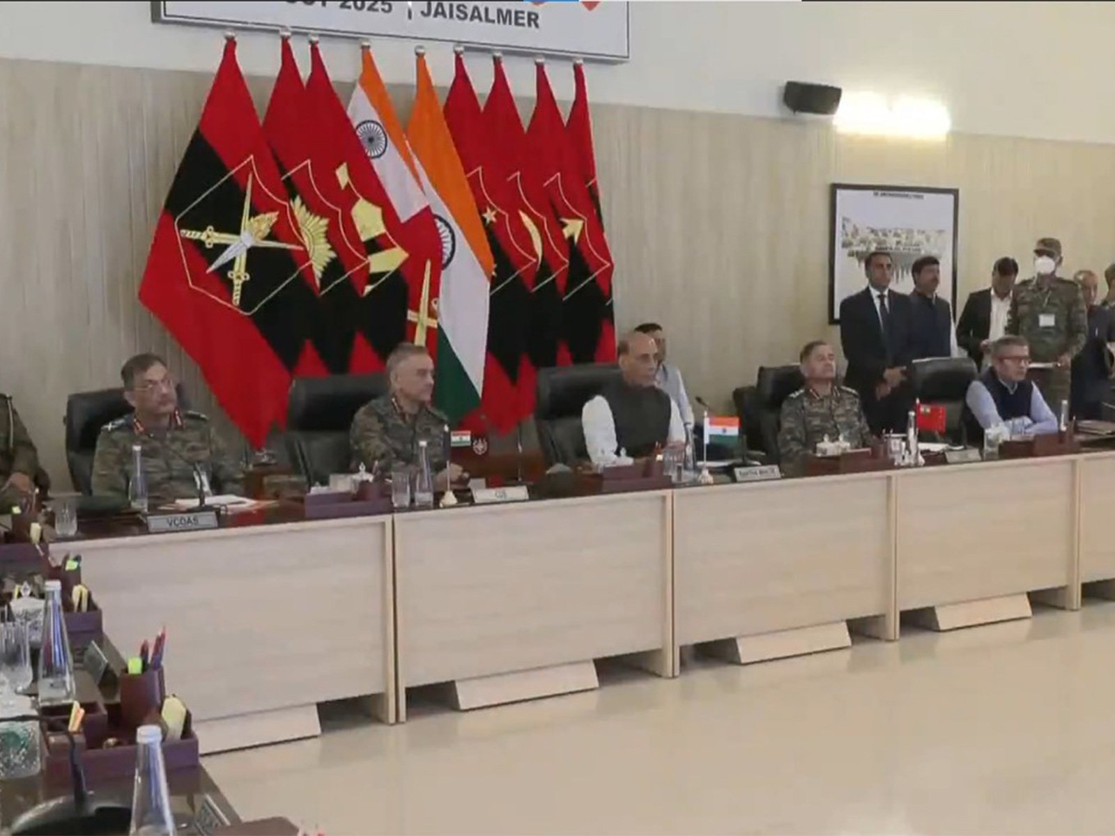 Defence Minister Rajnath Singh Chairs Army Commanders’ Conference in Jaisalmer
