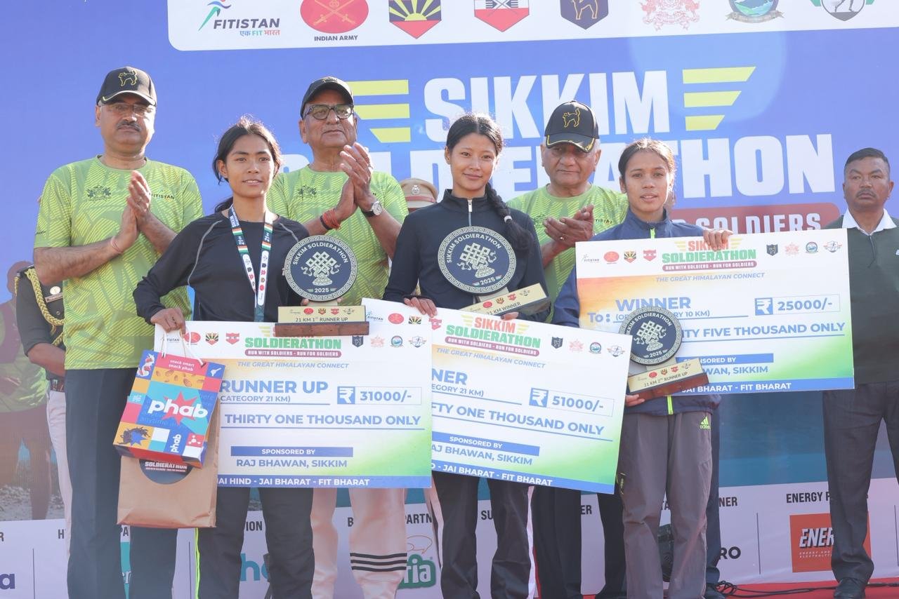 मणिपुर में “सिक्किम सोल्जरथॉन” के दूसरे संस्करण का सफलतापूर्वक आयोजन