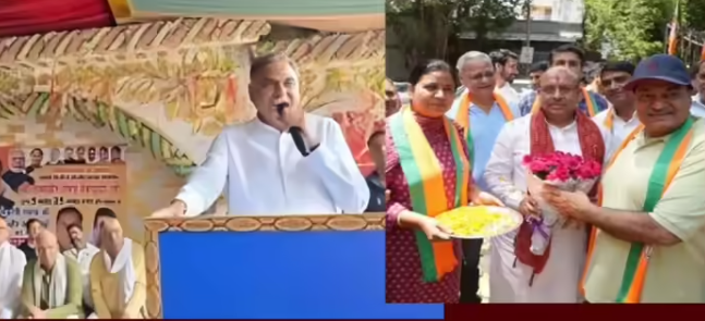 भाजपा सांसद रामवीर सिंह बिधूड़ी ने संगम विहार क्षेत्र में विकास योजनाओं का उद्घाटन किया
