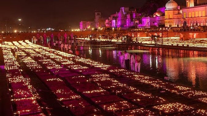 अयोध्येतल्या दीपोत्सवाचा नवा विश्वविक्रम
