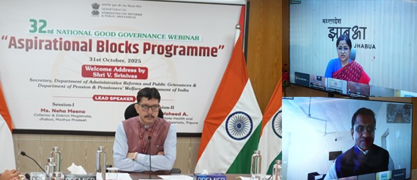DARPG Conducts 32nd National Good Governance Webinar