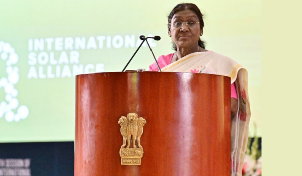 President Droupadi Murmu Inaugurates 8th ISA Assembly; Calls for Urgent Climate Action