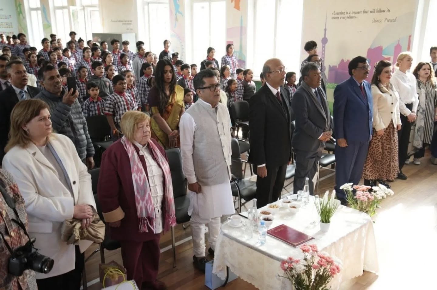 মস্কোত ৱেষ্ট অব্ ইণ্ডিয়া- ভাৰতীয় বস্ত্ৰ আৰু সাজ পোছাক মেলা উদ্বোধন পৱিত্ৰ মাৰ্ঘেৰিটাৰ