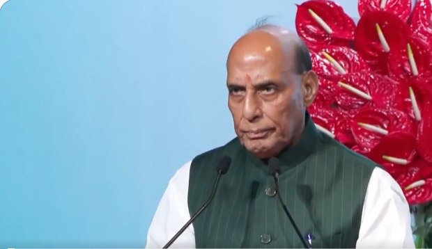 New Delhi: Defence Minister Rajnath Singh Releases Book ‘Ready, Relevant and Resurgent II’