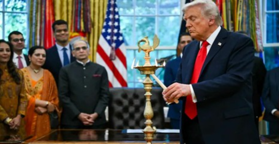 US President Donald Trump Celebrates Diwali at White House, Extends Greetings to Indians and Indian-Americans