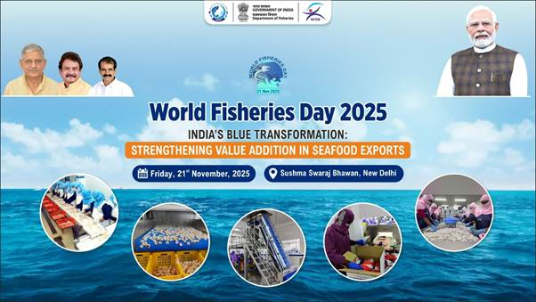 World Fisheries Day 2025 to be celebrated on 21st November