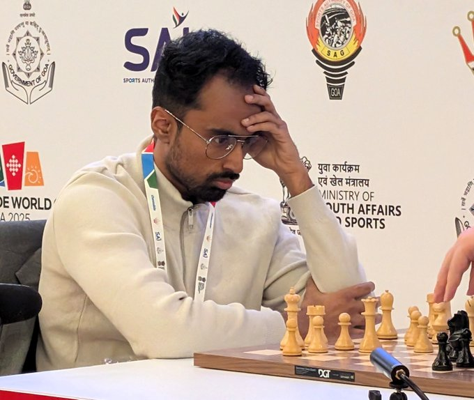 FIDE ચેસ વિશ્વ કપ 2025માં ભારતના જીએમ કાર્તિક વેંકટરમને ચોથા રાઉન્ડમાં પ્રવેશ કર્યો