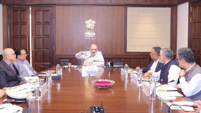 HM Amit Shah Vows Strict Action After Delhi Red Fort Car Blast, Chairs High-Level Security Review