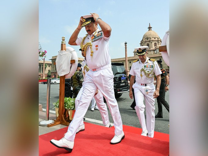 Naval Chief Admiral Dinesh K. Tripathi Begins Official Visit to the U.S.