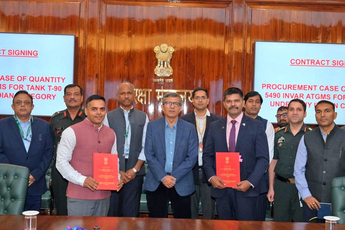 Defence Ministry signs ₹2,095 crore deal with BDL for INVAR Anti-Tank Missiles