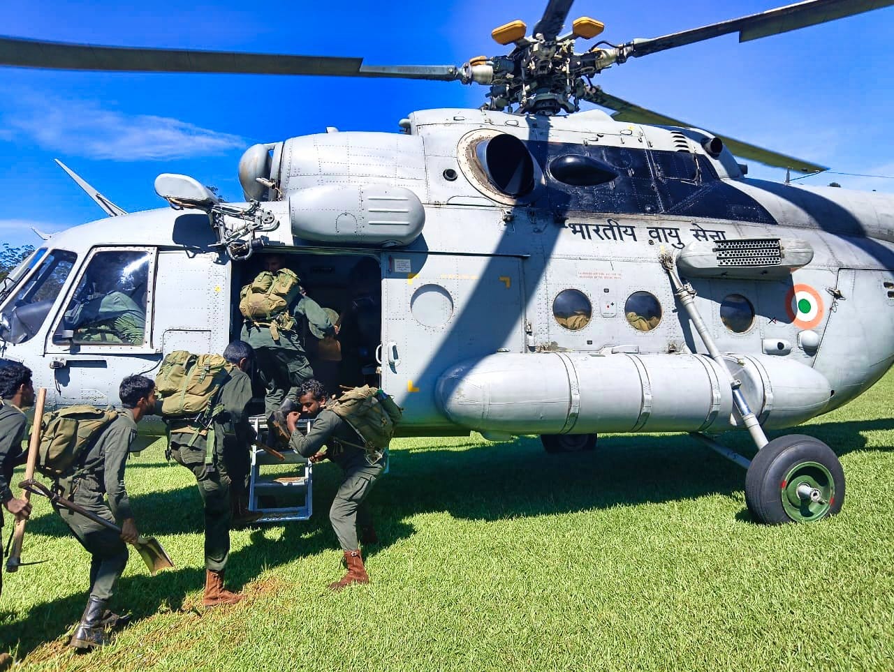 Indian Air Force evacuates 335 Indian passengers from Sri Lanka stranded at Colombo airport due to cyclone Ditwah