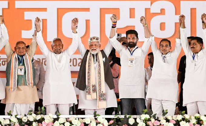 PM Modi, Nadda and Amit Shah thank Bihar voters for NDA’s historic mandate