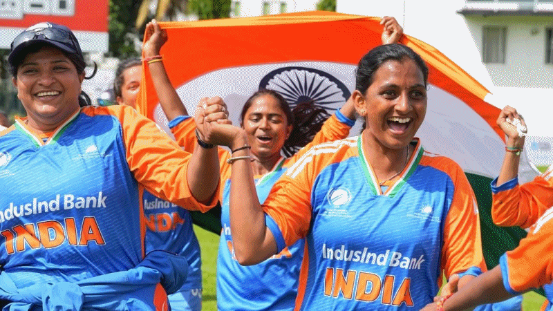 Indian Women’s blind cricket team creates history by winning first-ever T20 World Cup