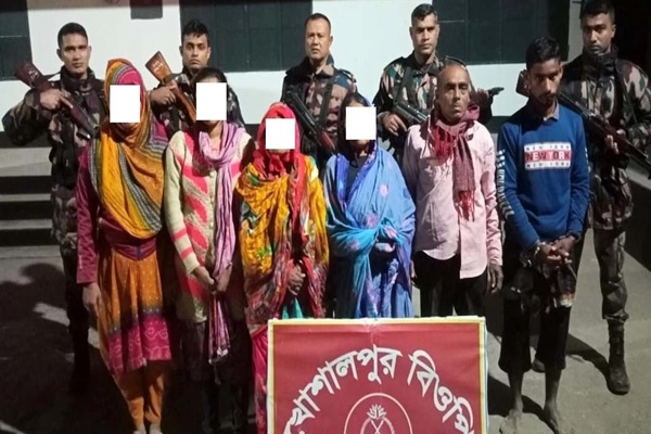 Bangladesh: BGB Detains Seven for Attempted Illegal Crossing at Jhenaidah Border