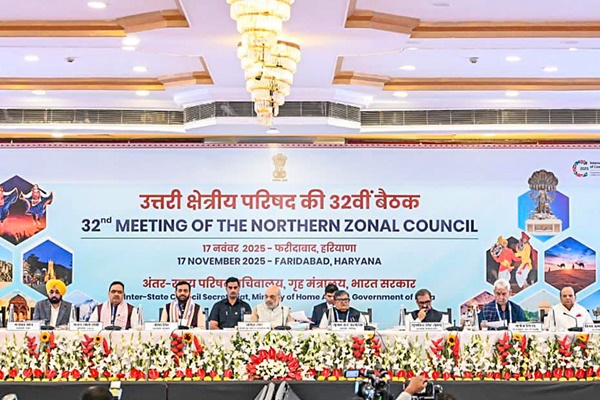 Home Minister Amit Shah Chairs Northern Zonal Council Meeting in Faridabad