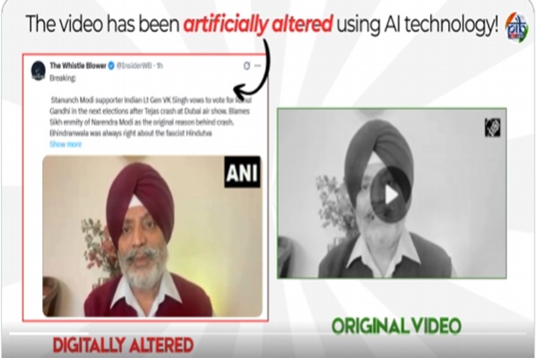 सरकार ने पाकिस्तानी सोशल मीडिया प्लेटफॉर्म पर वायरल AI वीडियो का खंडन किया