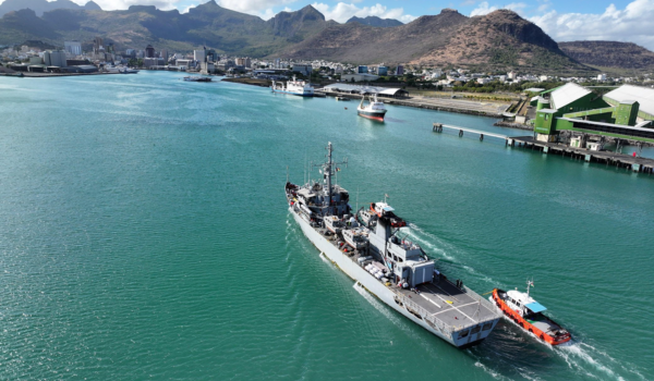 INS Savitri Hosts Visitors During Port Call in Mauritius, Strengthening India-Mauritius Ties