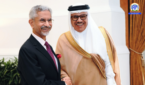 Bahrain Foreign Minister Alzayani Arrives in New Delhi for Two-Day Visit