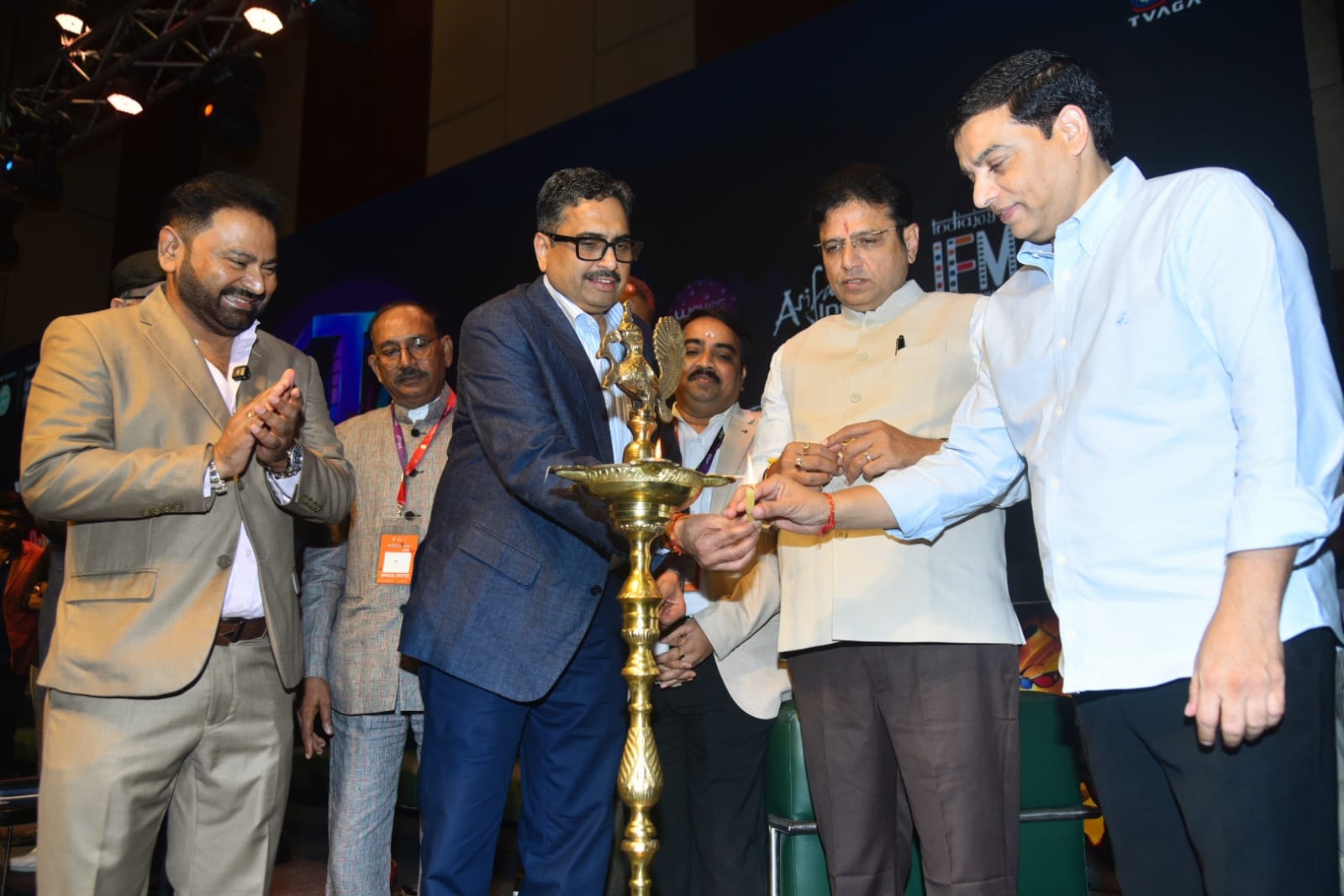 I&B Secretary Sanjay Jaju Inaugurates WAVES Bazaar at IndiaJoy 2025 in Hyderabad