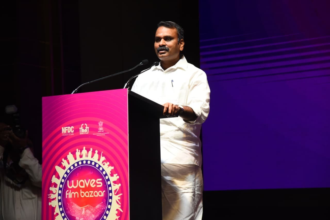 Minister Dr L Murugan Inaugurates WAVES Film Bazaar 2025