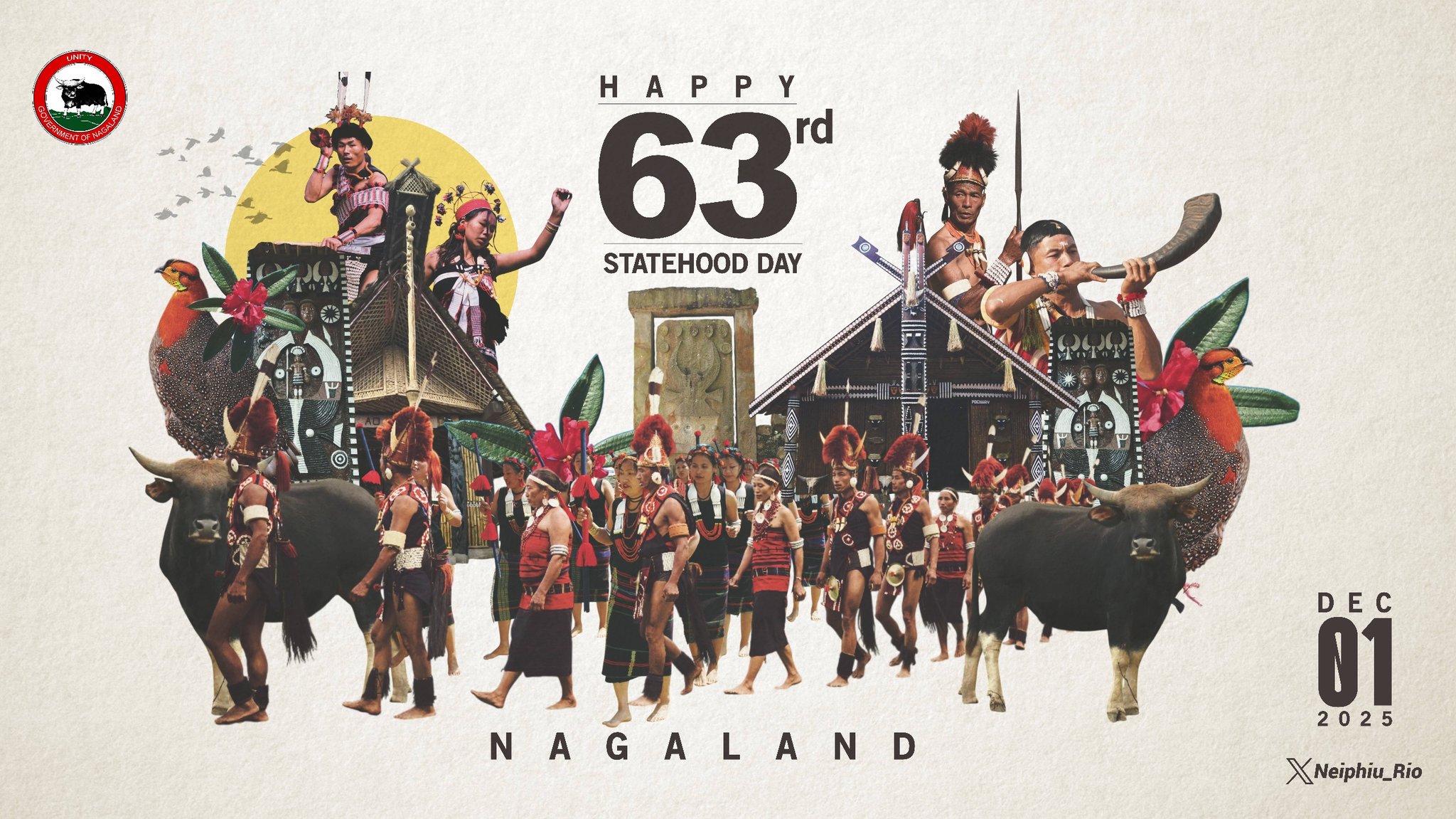 Nagaland celebrating 63rd Statehood Day today